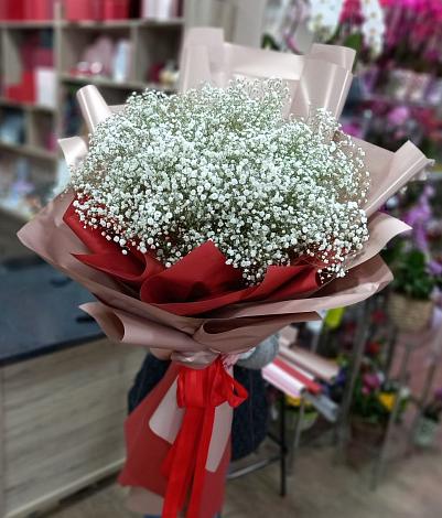 Букет цветов из: Гипсофила в Станция Скуратово